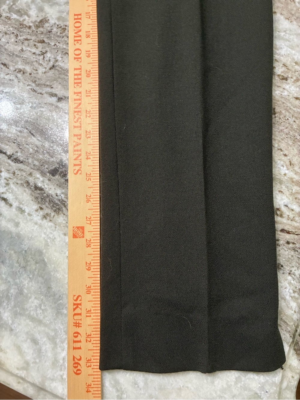 VTG Women's Tailored Wool Trousers in Dark Green Size 4 Made in USA - Picture 7 of 8